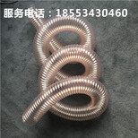 PU螺旋管钢丝管螺旋管风管耐磨螺旋风管螺旋管镀铜钢丝软管图片5