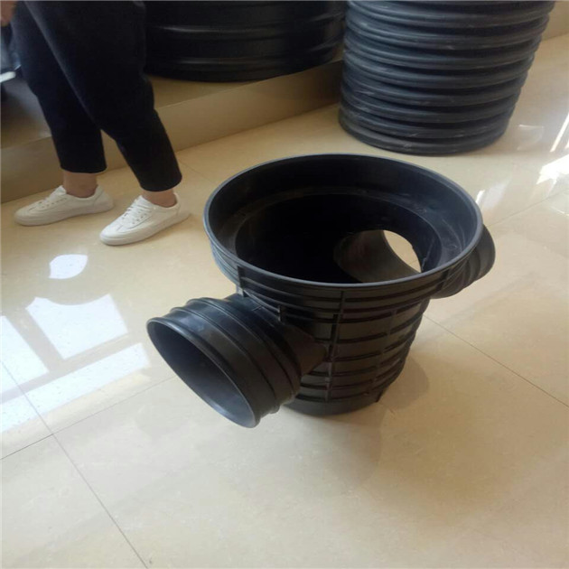 天津滨海新区塑料检查井/污水流槽350×300pe给水管/波纹管生产