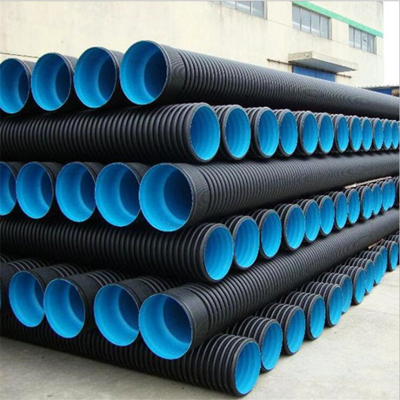 临县推荐：聚乙烯钢带增强管送货到工地