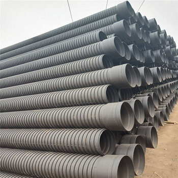 临县推荐：聚乙烯钢带增强管送货到工地