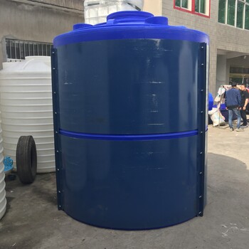 上海3吨塑料加药箱3立方PE搅拌桶