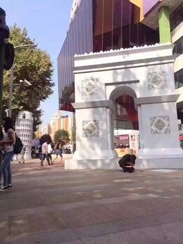 鋼架模型建筑物微景觀展覽道具出租出售