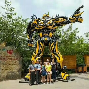 大型變形金剛展覽道具出租汽車人模型出售