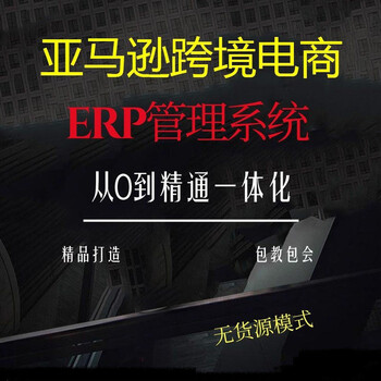 亚马逊无货源店群招商，跨境电商ERP贴牌定制