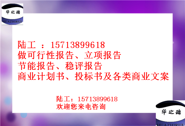 能做仙游县项目建议书项目规划书