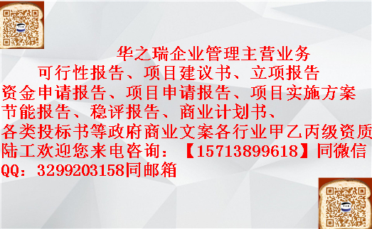 沈丘县做可行性报告加急做报告的公司