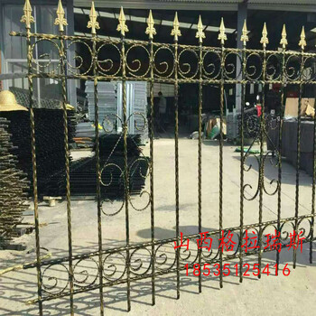 晋城小区锌钢铁艺护栏围墙护栏