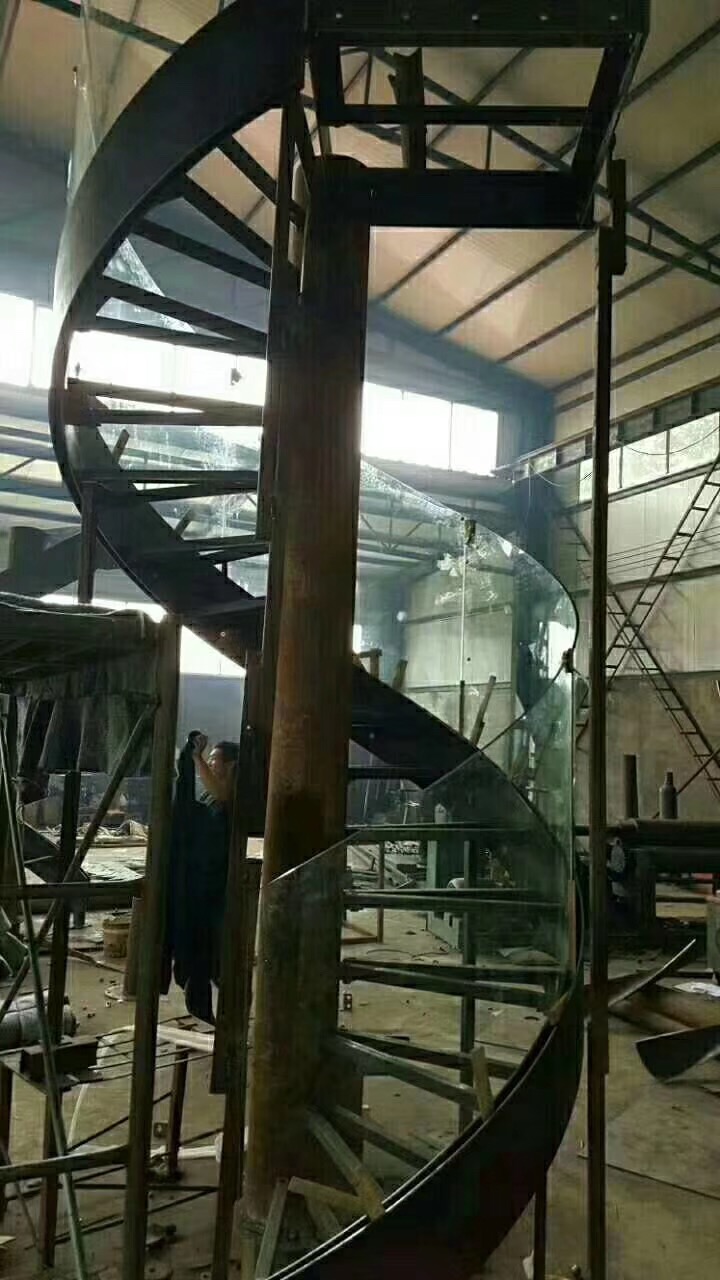 钢木楼梯玻璃楼梯扶手