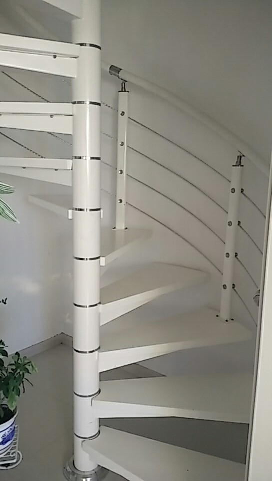 重型卷板楼梯防撞护栏立柱