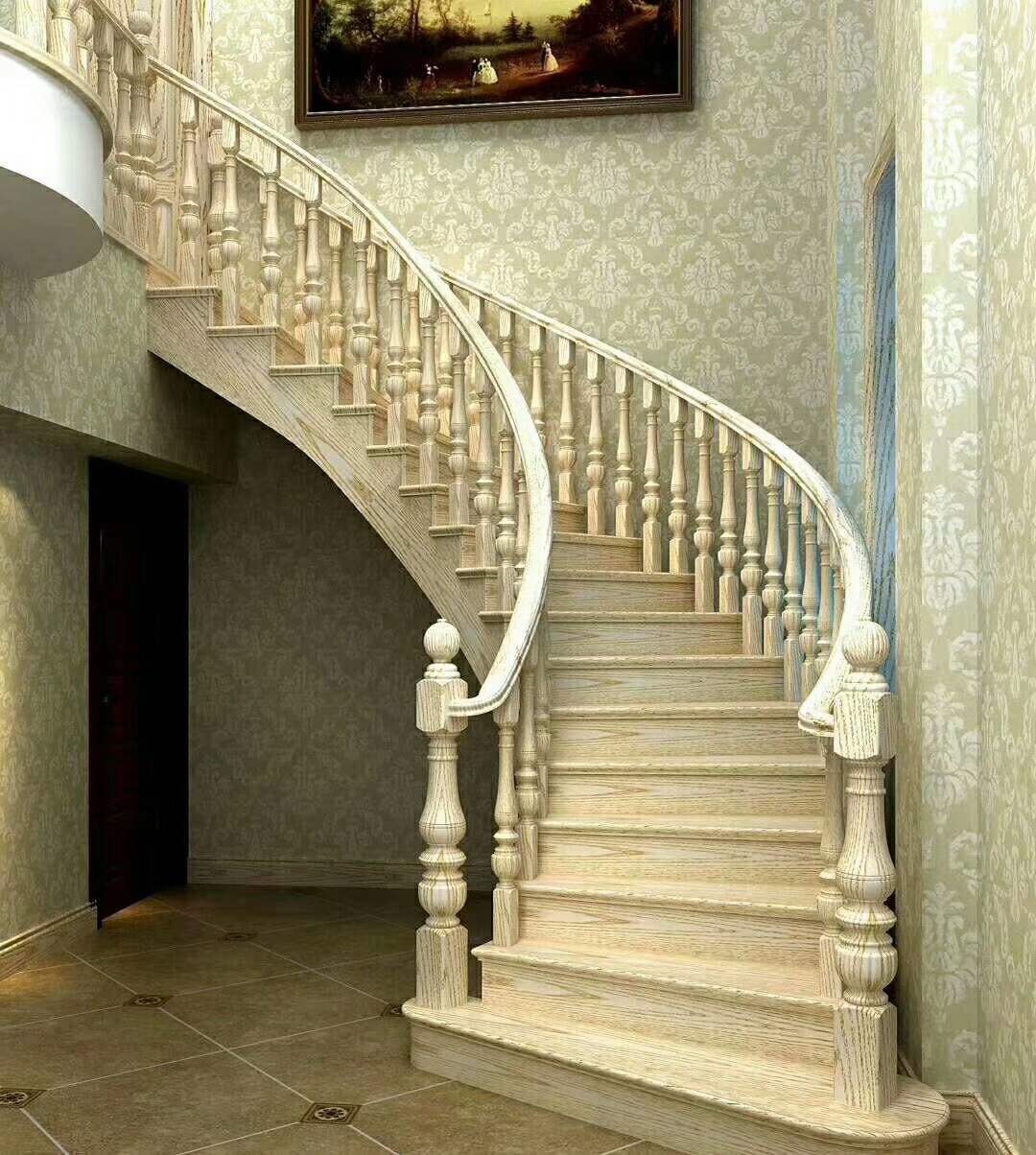 别墅楼梯房子室内楼梯护栏