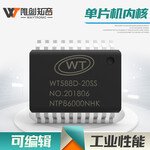 WT588D-20SS工业级单片机内核usb驱动外挂Flash存储语音芯片ic