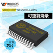 唯创WT588D16-28SS工业级集成语音IC电子锁充电桩报警器语音芯片