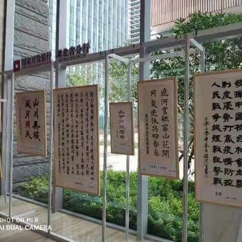 湖北潜江挂画展板出租/参展活动展位搭建