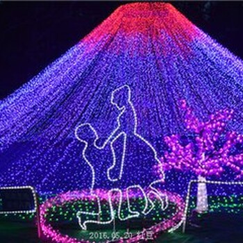 南京賺足夏日夢幻燈光節(jié)安裝出售工廠心型拱門卷麗著