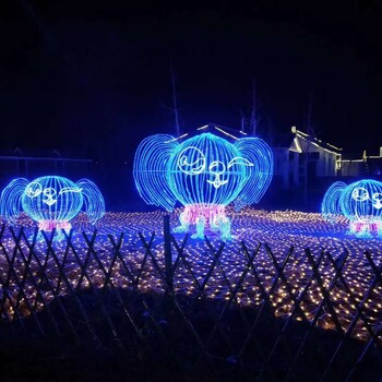 西藏喜迎2019大型梦幻灯光展造型灯生产厂家