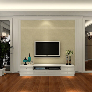 定制美式实木白色电视柜简约客厅电视柜茶几组合欧式电视柜茶几