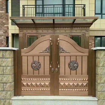 铜门质量哪家好居旺阁居者旺耀门楣-纯铜门定制安装