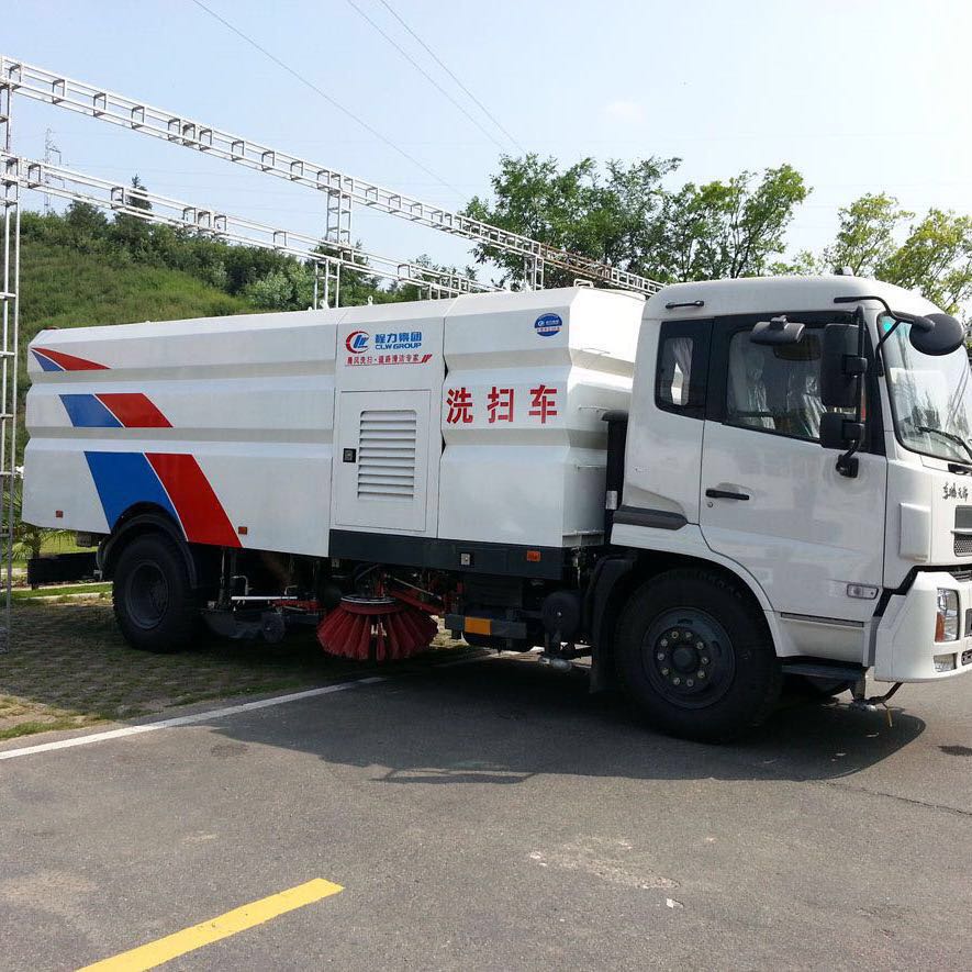 广东江门煤场道路扫路车多少钱一台√16吨洗扫车