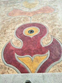 唐山路北透水壓花壓模彩色防滑彩色瀝青路面廠(chǎng)家施工隊(duì)