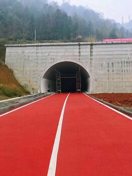 湘西古丈彩色透水混凝土压花压模胶粘石彩色陶瓷防滑路面厂家施工队