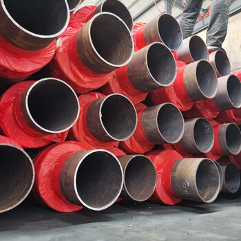 北京DN100聚氨酯保温管防腐热力直埋保温钢管不锈钢发泡管