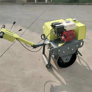 济宁东源0.3吨手推式压路机小型单轮振动压草机