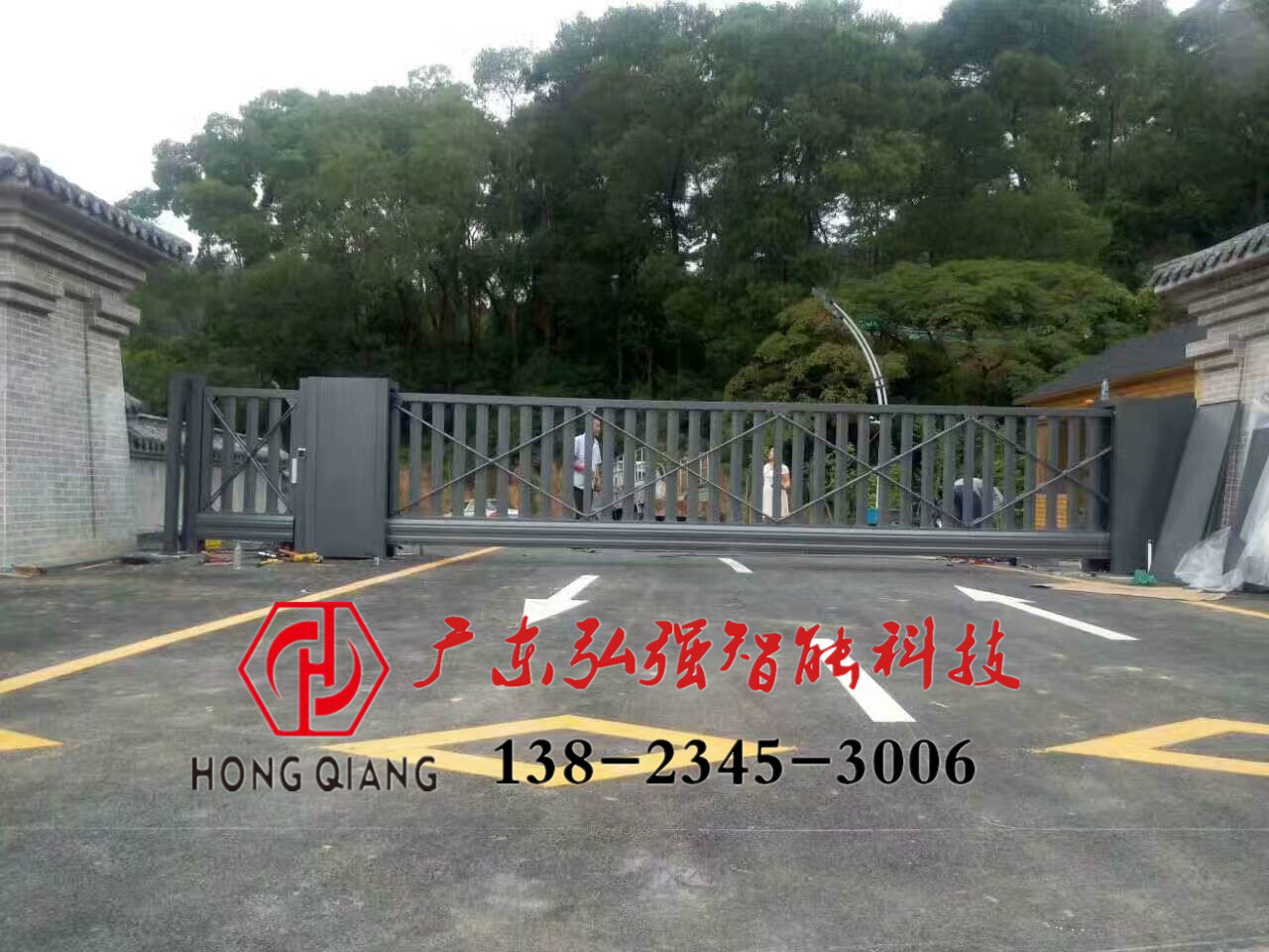 云安企业单位电动大门,云安伸缩门安装,云安电动门厂家直销