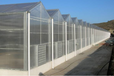 海口智能温控连体纹洛式玻璃大棚温室、5米高承建厂商