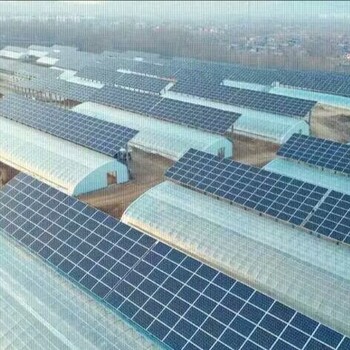 上海长宁区光伏太阳能板温室大棚无土栽培草莓育苗基地建设厂家