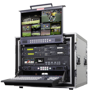 洋铭新MS-2850HD/SD8-12通道移动箱载演播室高标清兼容切换台图片2