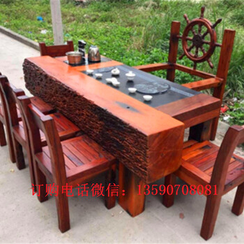 老船木家具茶幾紅坤板茶臺茶桌博古架現(xiàn)貨廠家