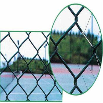 供应河南包塑菱形网球场围网体育场护栏网可定制
