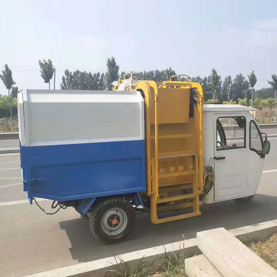 山西街道挂桶式垃圾车-垃圾运输车图片