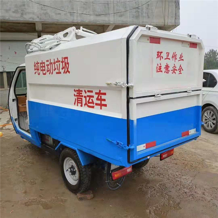 电动翻桶车_重庆巫溪-新能源四轮垃圾车定制加工