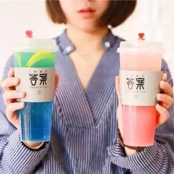 答案奶茶加盟品牌日销千杯！利润超50%的加盟品牌！