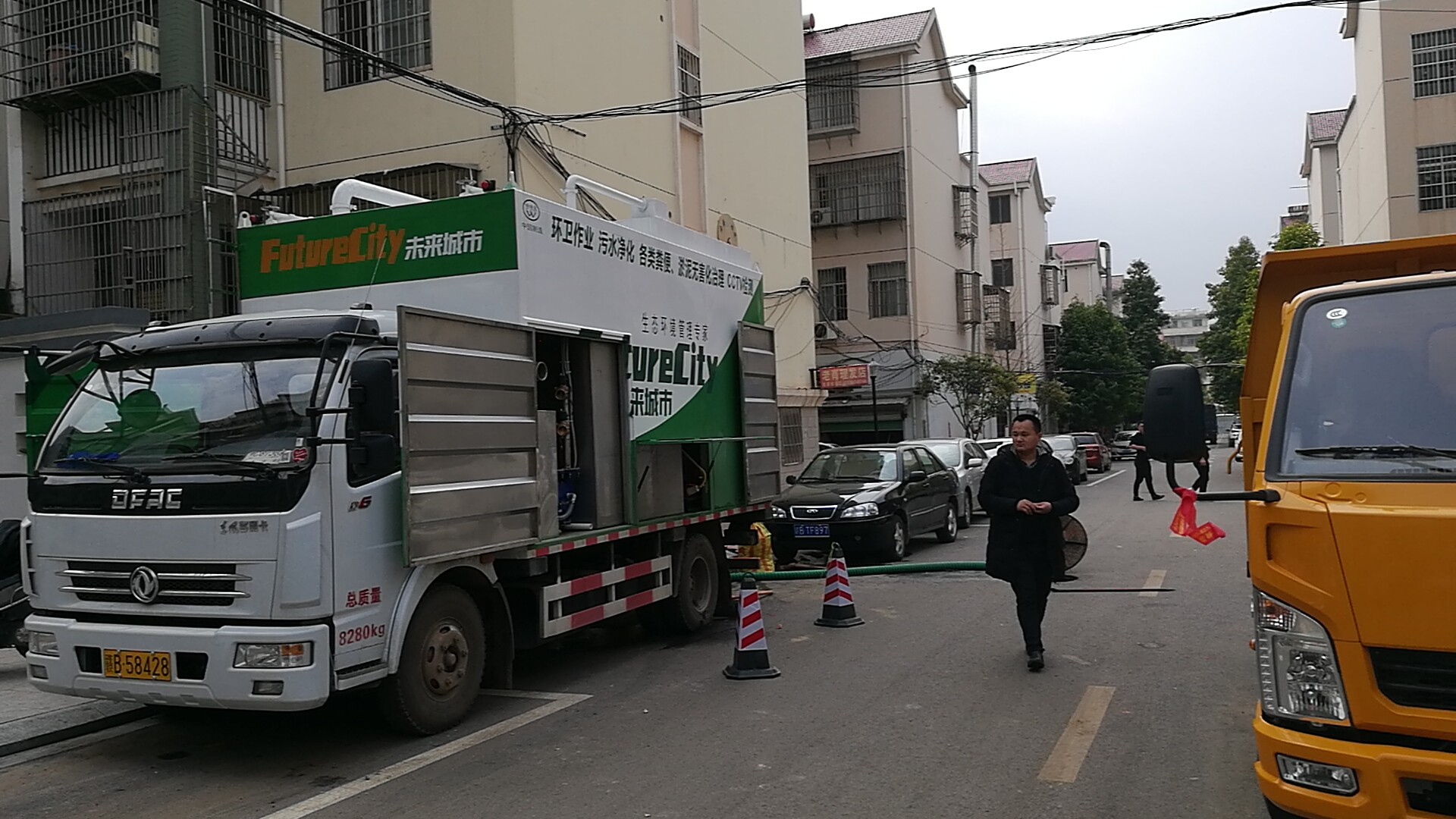 河道清淤车福建新型吸污净化车河道清淤车