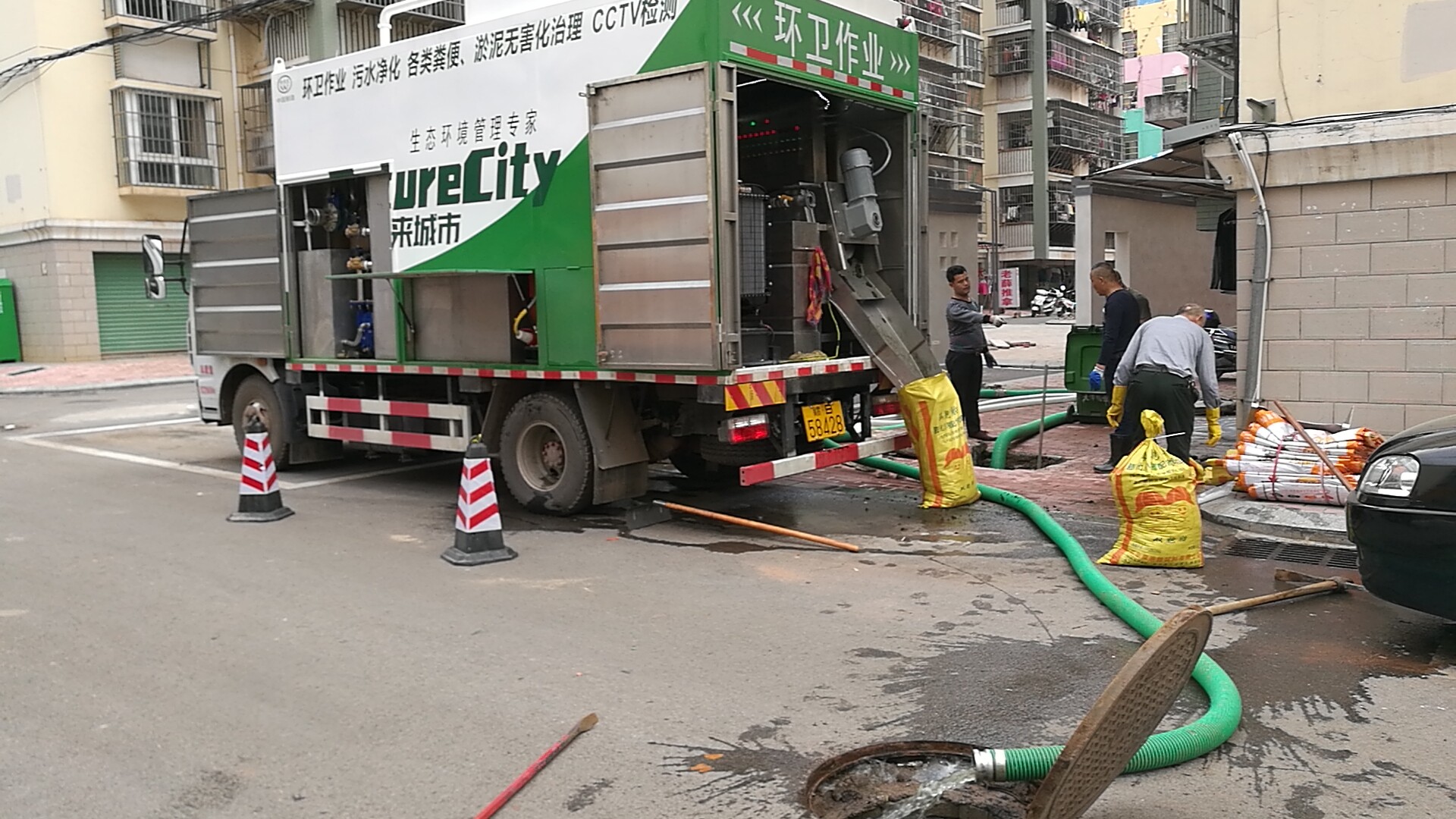 市政管网粪便处理设备市政管网