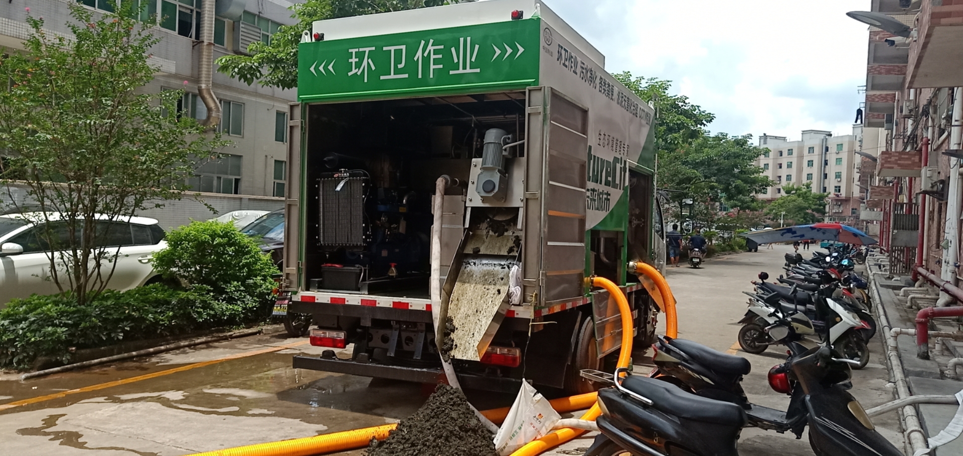 无害化分离吸粪车河道清淤单价无害化分离吸粪车