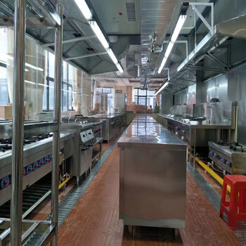 中山雍隆酒店餐廳工廠食堂商用廚房設備維修大鍋灶燃氣灶風機蒸柜