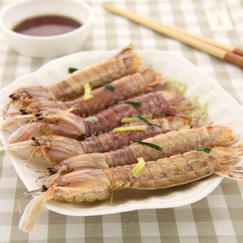 威海爬虾肉加工熟冻虾爬肉批发