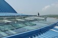 湖南益阳金属围护系统之铝镁锰屋面，弧形板扇形屋面