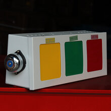 供应人防工程专用AC通风方式三色信号灯箱