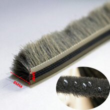 厂家直销建筑工程门窗挡风防尘毛条5x8MM920米/箱灰色硅化防水毛条图片