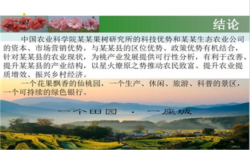 筠连县美丽乡村项目农业 可行性研究报告