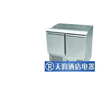 銀都移蓋沙拉臺(tái)ESL3800比薩冷藏工作臺(tái)二門(mén)操作臺(tái)冷柜