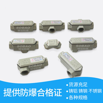 20A防爆三通接線盒220V防爆二通接線盒