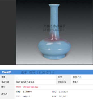 均窯的和仿制品都有價值