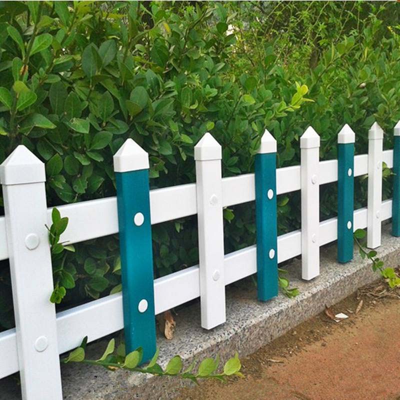 青海黄南尖扎县塑钢护栏图片塑钢草坪护栏厂家