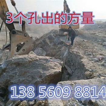 铁路涵洞建设岩石分裂机破石效率怎么样