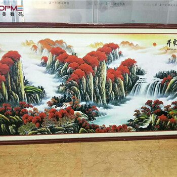 个性定装饰画设备大型装饰画电表箱画UV艺术画彩印机一印成品